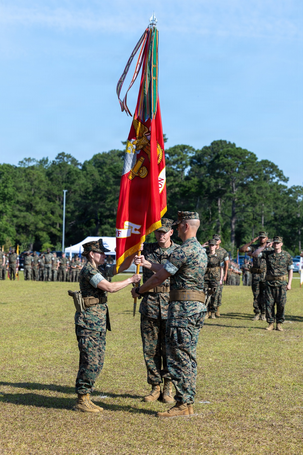 II Marine Expeditionary Force Information Group Change of Command