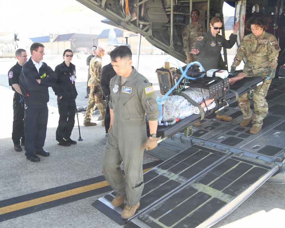 459th AES combines with NDMS for training