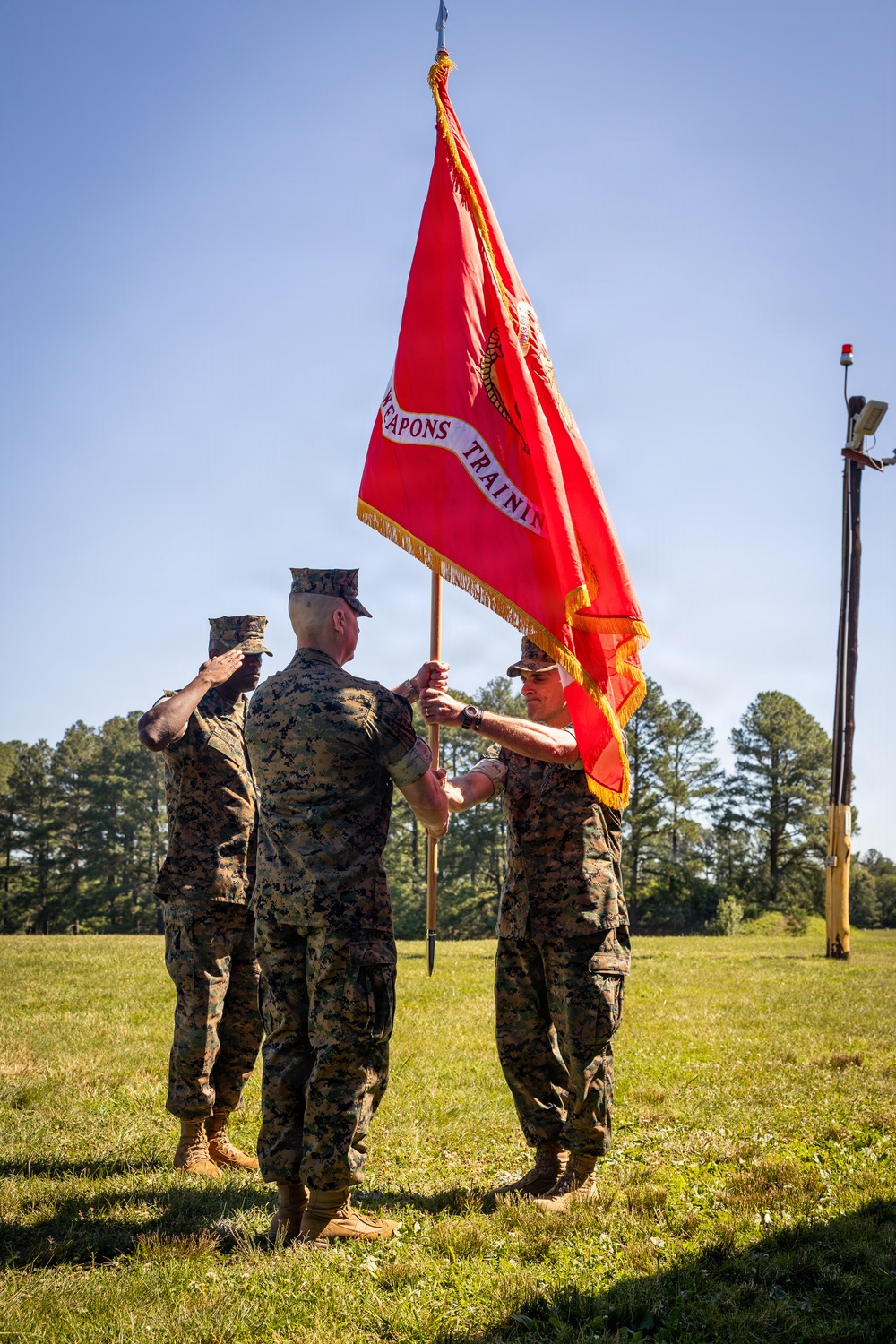 Weapons Training Battalion-Quantico change of command ceremony