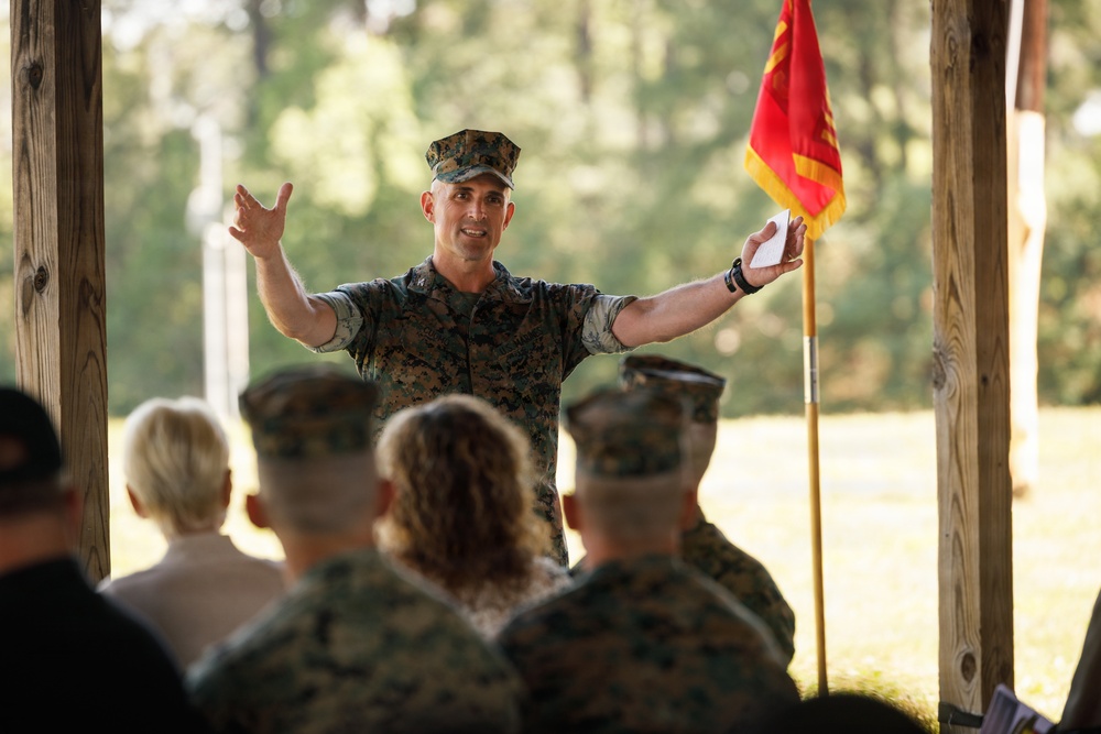 Weapons Training Battalion-Quantico change of command ceremony
