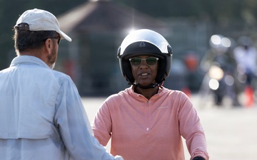 Motorcycle safety course builds skills, strengthens readiness at Blount Island