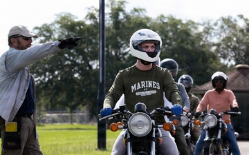 Motorcycle safety course builds skills, strengthens readiness at Blount Island