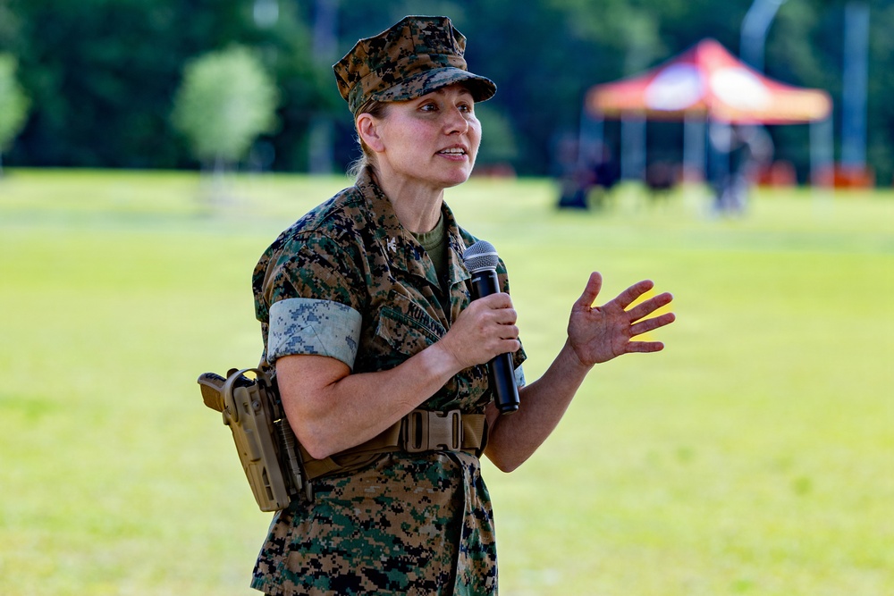 II Marine Expeditionary Force Information Group Change of Command