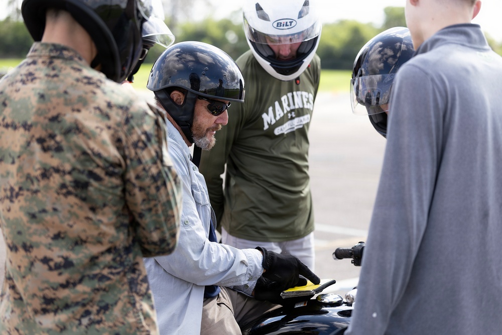 Motorcycle safety course builds skills, strengthens readiness at Blount Island
