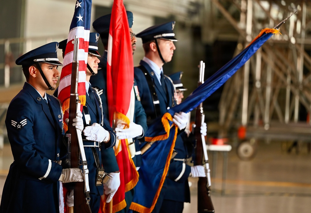 Allen assumes command of the 552nd Training Group