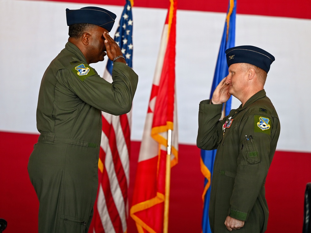 Allen assumes command of the 552nd Training Group