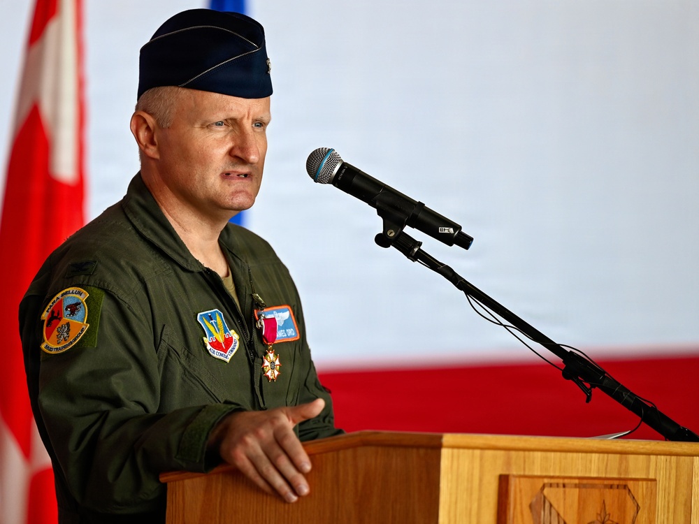 Allen assumes command of the 552nd Training Group