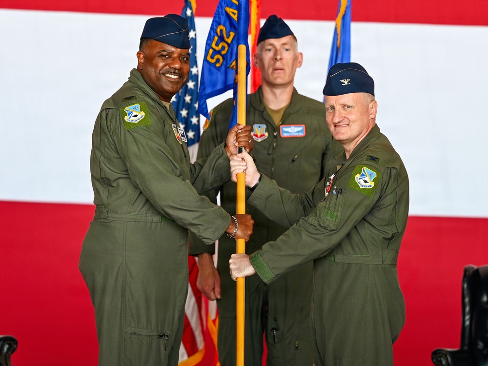 Allen assumes command of the 552nd Training Group