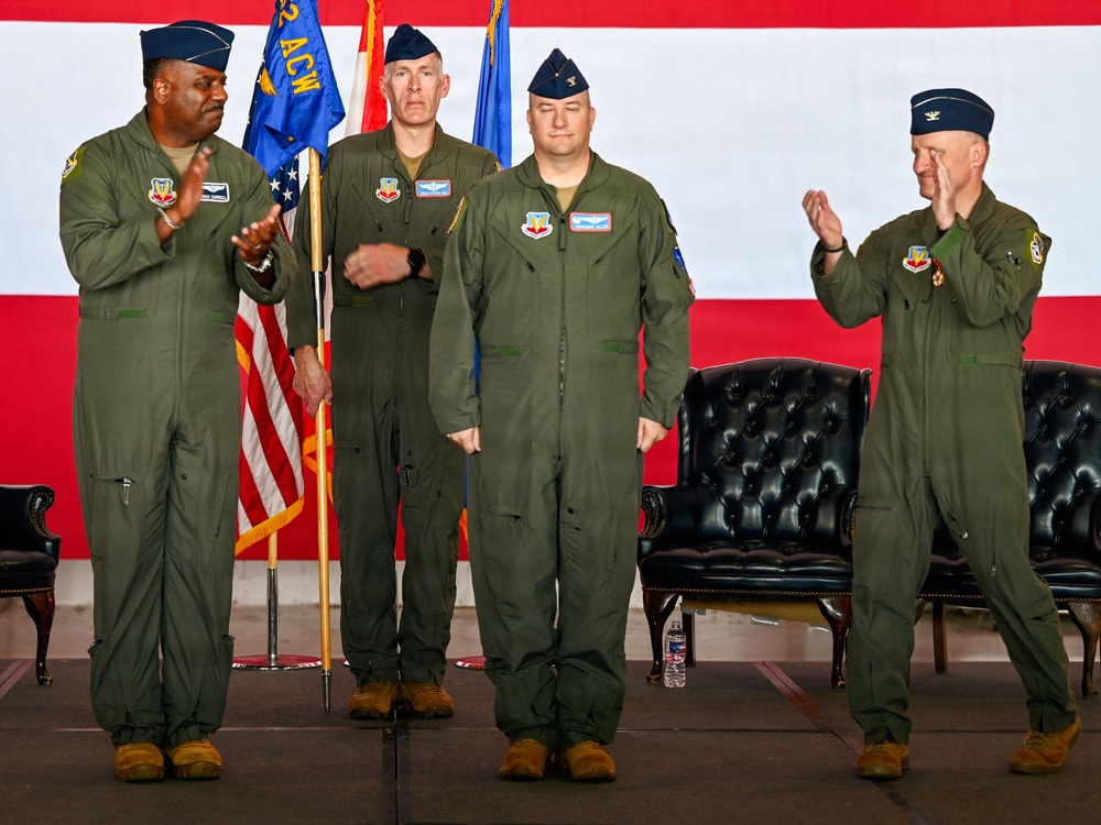 Allen assumes command of the 552nd Training Group