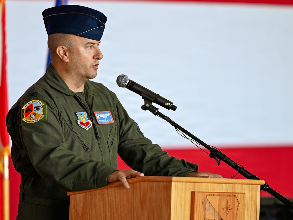 Allen assumes command of the 552nd Training Group