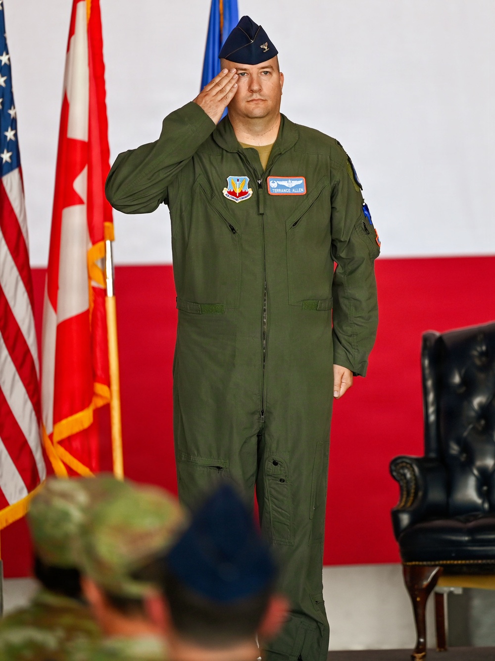 Allen assumes command of the 552nd Training Group