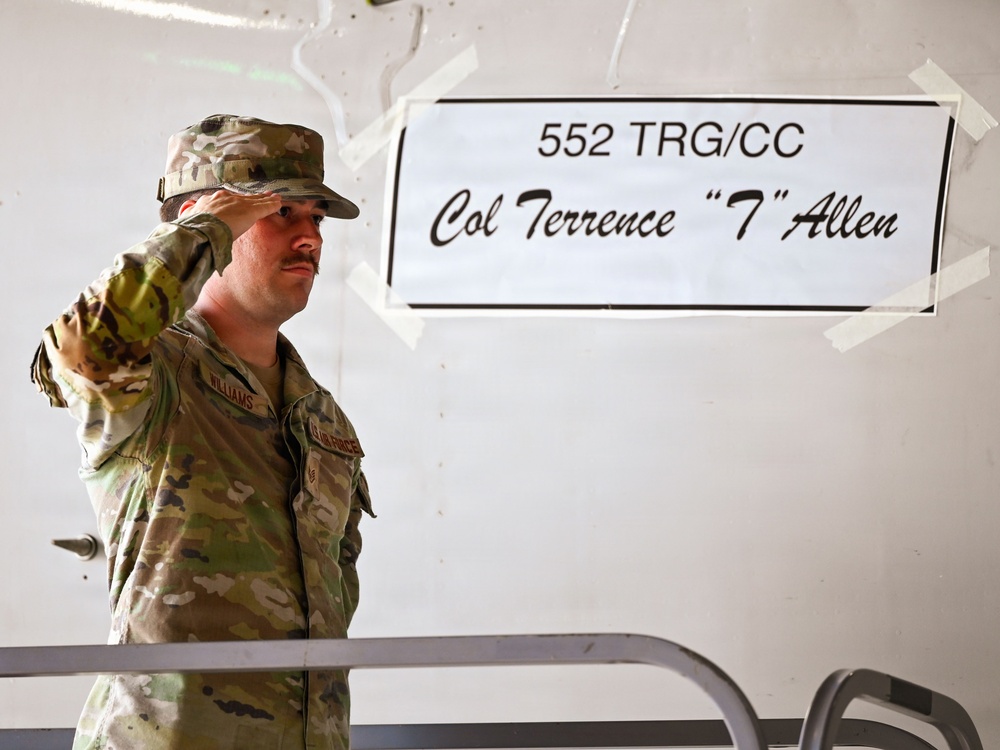 Allen assumes command of the 552nd Training Group