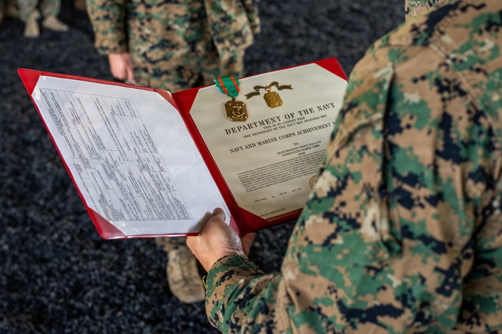 Marine Combat Training Battalion Award Ceremony