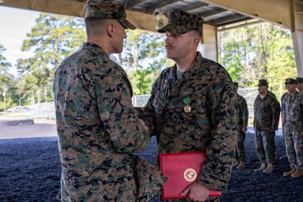 Marine Combat Training Battalion Award Ceremony