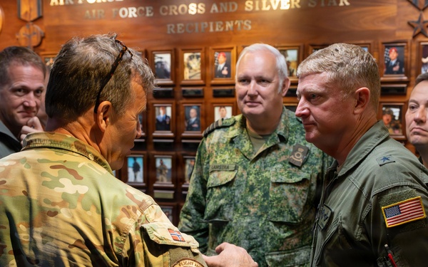 Reinforcing collective strength: AFSOC hosts International Air and Space Attachés