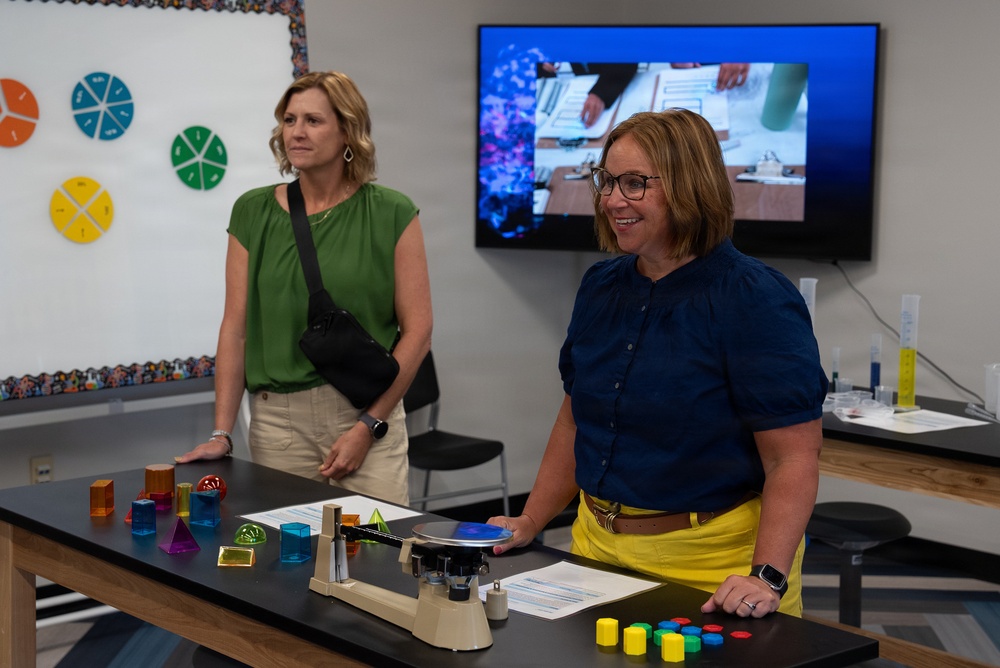 AFSOC spouses visit STARBASE at the Steadfast Line