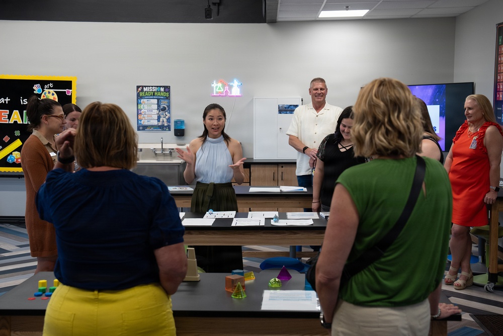 AFSOC spouses visit STARBASE at the Steadfast Line