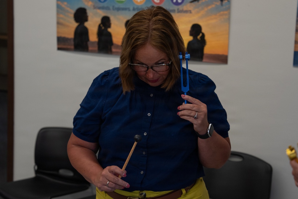 AFSOC spouses visit STARBASE at the Steadfast Line