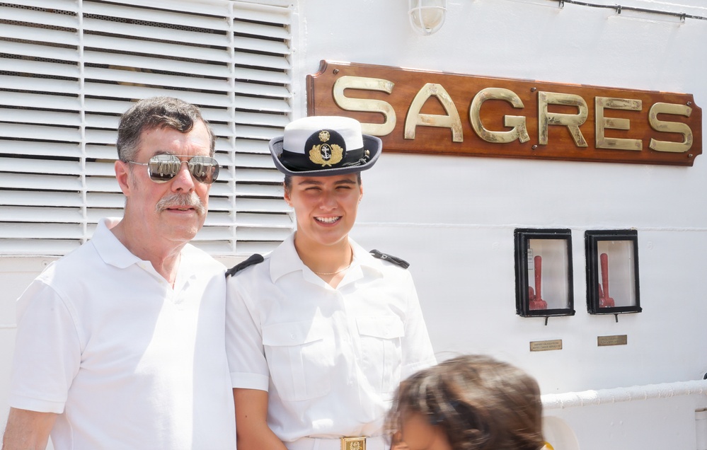 Portuguese connections converge aboard NRP Sagres during SAIL250 Maryland