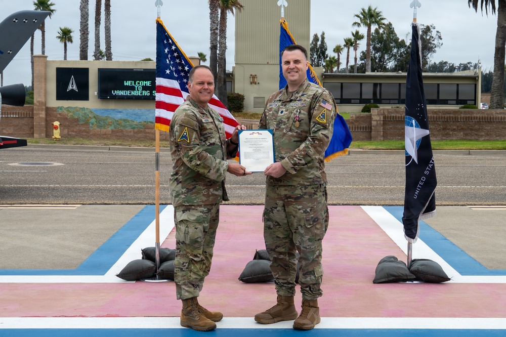2nd Space Launch Squadron Change of Command