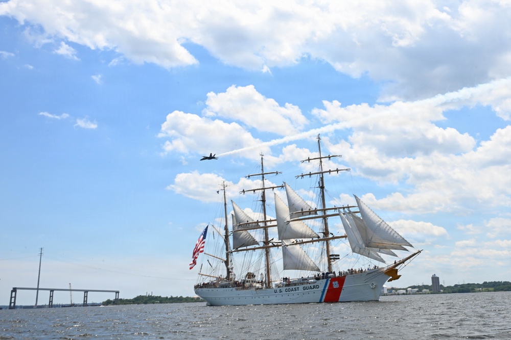 USCGC EAGLE Arrives in Baltimore for Sail250 Maryland