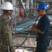 U.S. Pacific Fleet Master Chief Don Davis conducts battlespace circulation in NRNW