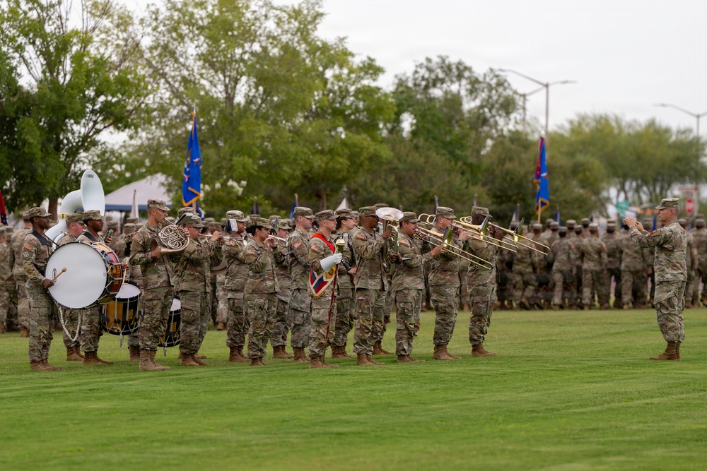 1st Armored Division Combat Aviation Brigade holds Transformation of Command ceremony