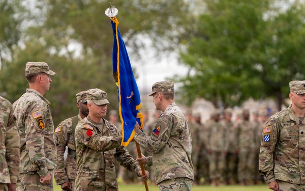 1st Armored Division Combat Aviation Brigade holds Transformation of Command ceremony