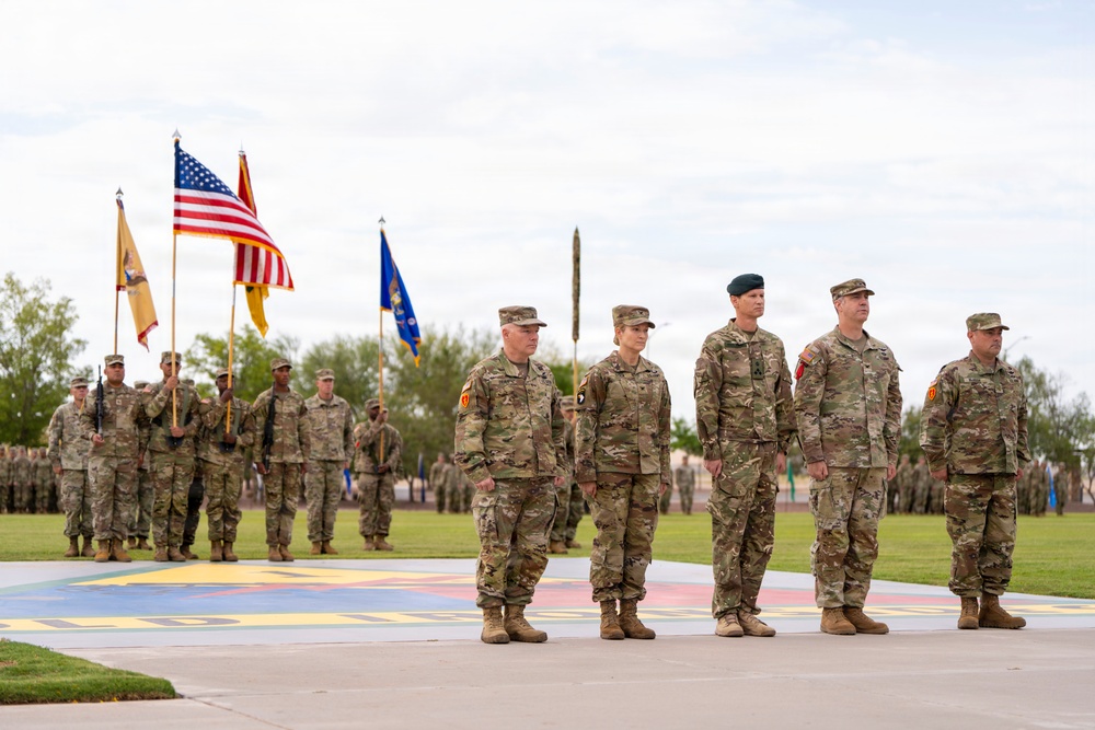 1st Armored Division Combat Aviation Brigade holds Transformation of Command ceremony