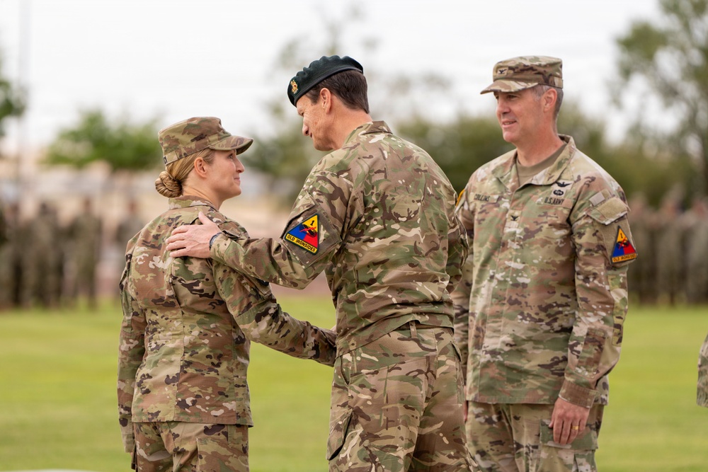 1st Armored Division Combat Aviation Brigade holds Transformation of Command ceremony