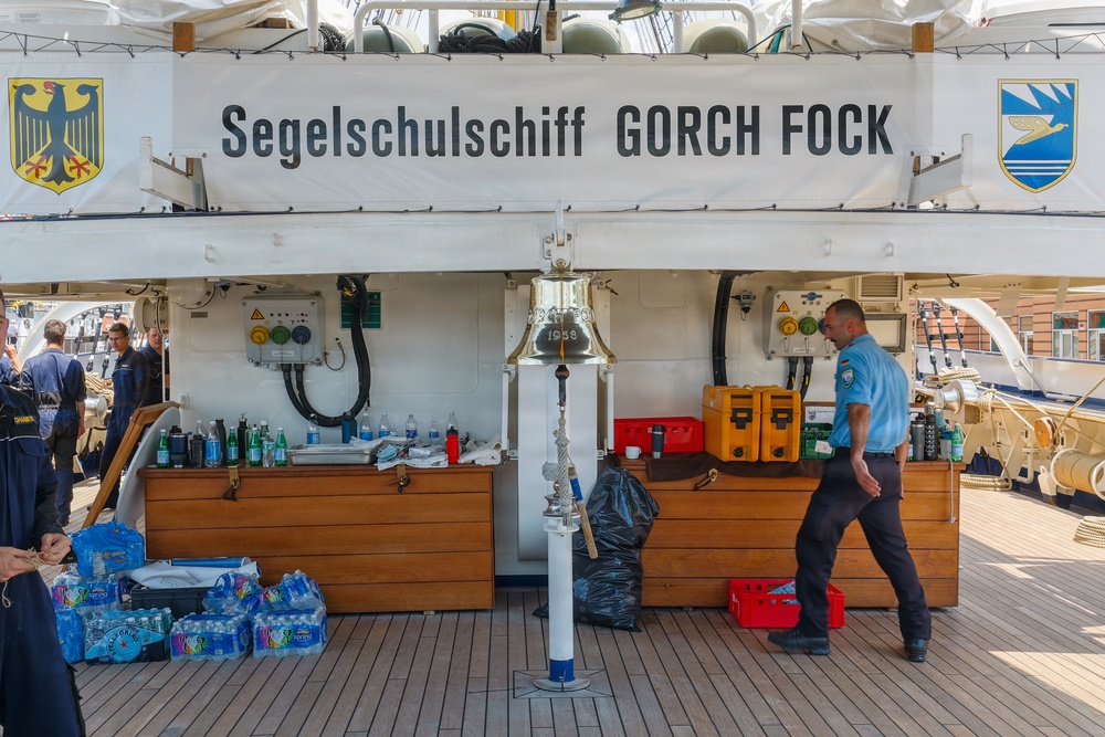 German navy celebrates maritime heritage during SAIL250 Maryland
