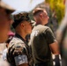 Marine Corps Veteran and PFL Fighter Liz Carmouche visits Camp Pendleton