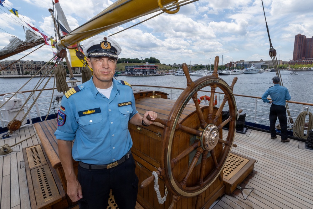German navy celebrates maritime heritage during SAIL250 Maryland