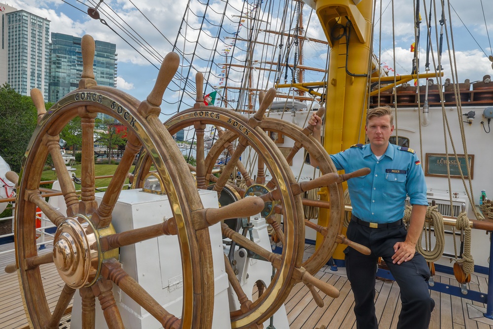 German navy celebrates maritime heritage during SAIL250 Maryland
