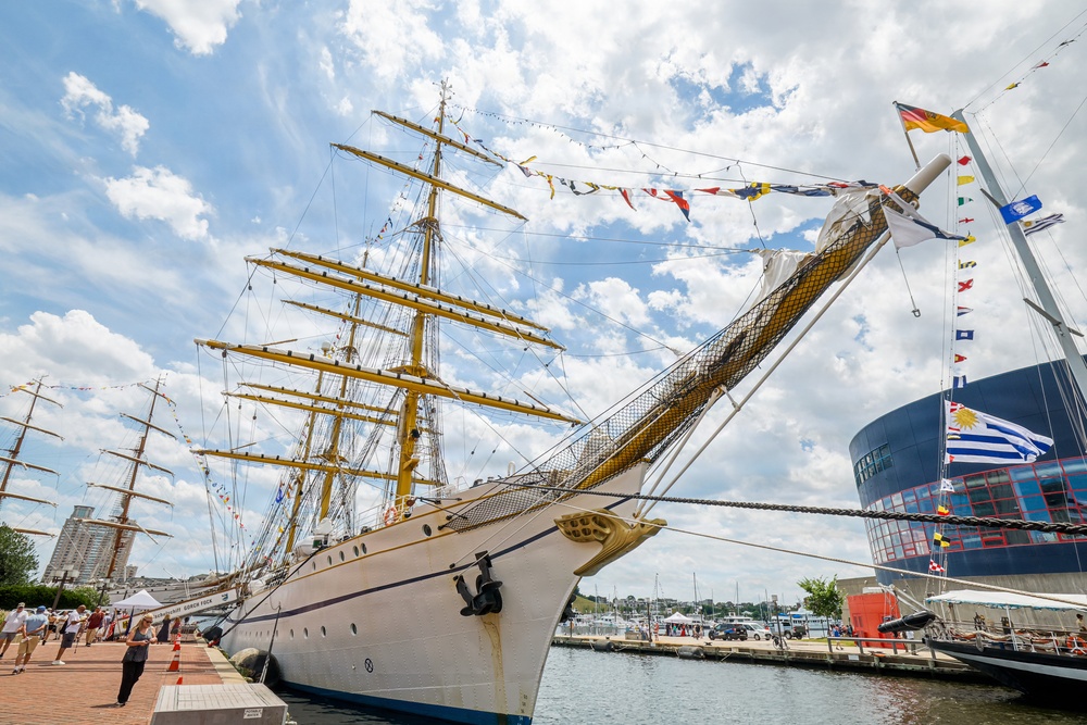 German navy celebrates maritime heritage during SAIL250 Maryland