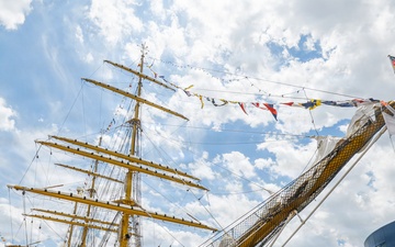 German navy celebrates maritime heritage during SAIL250 Maryland