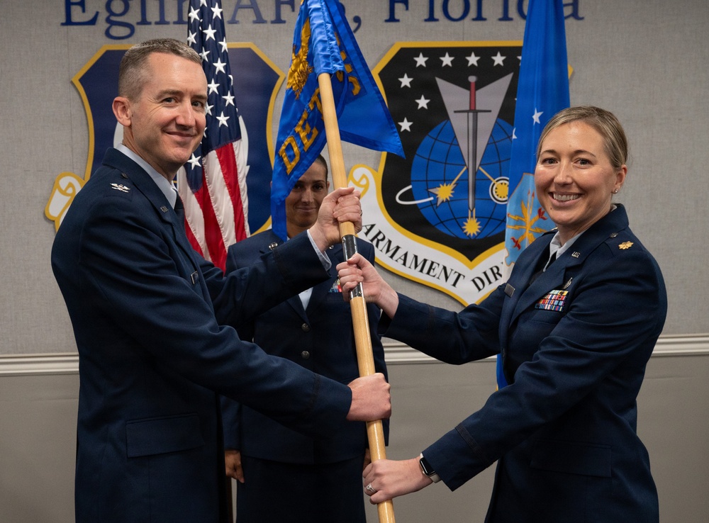 AFLCMC Det 8 Change of Command
