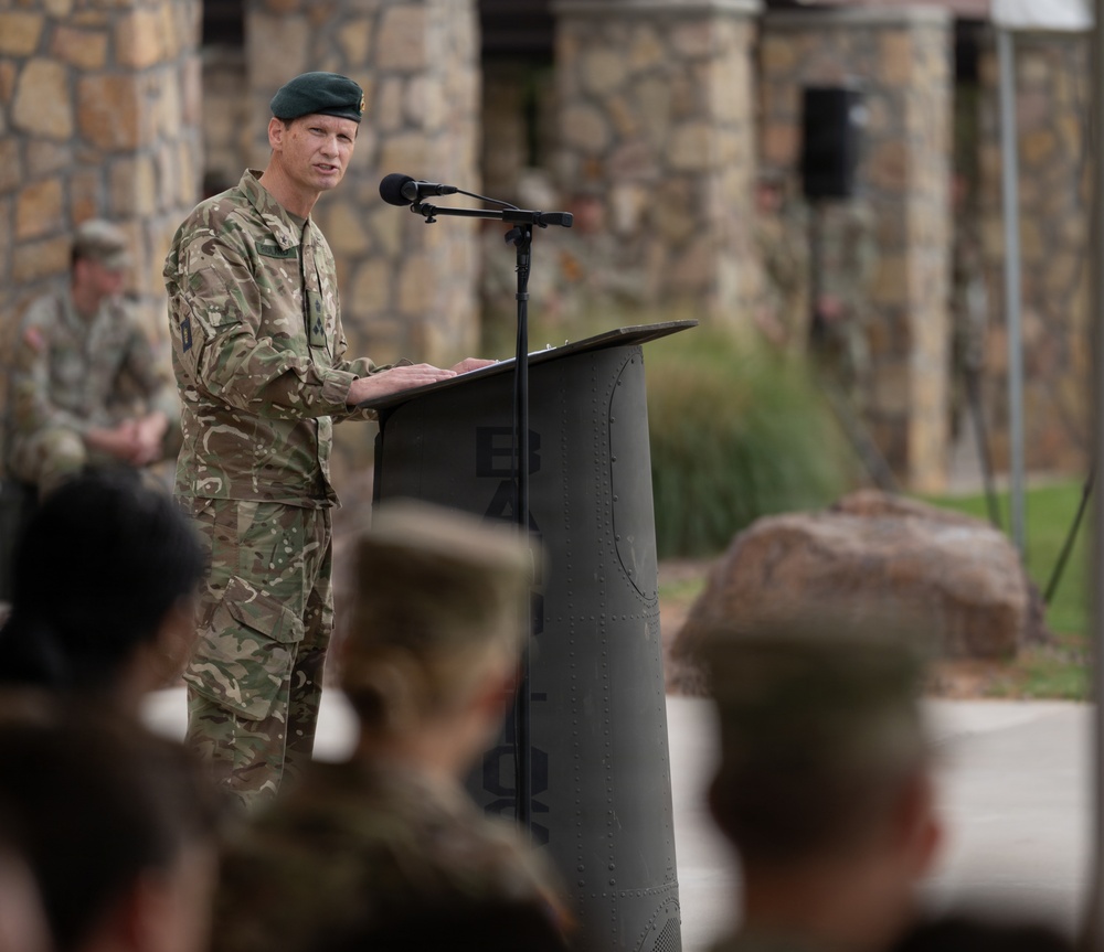 1st Armored Division Combat Aviation Brigade holds Transformation of Command ceremony