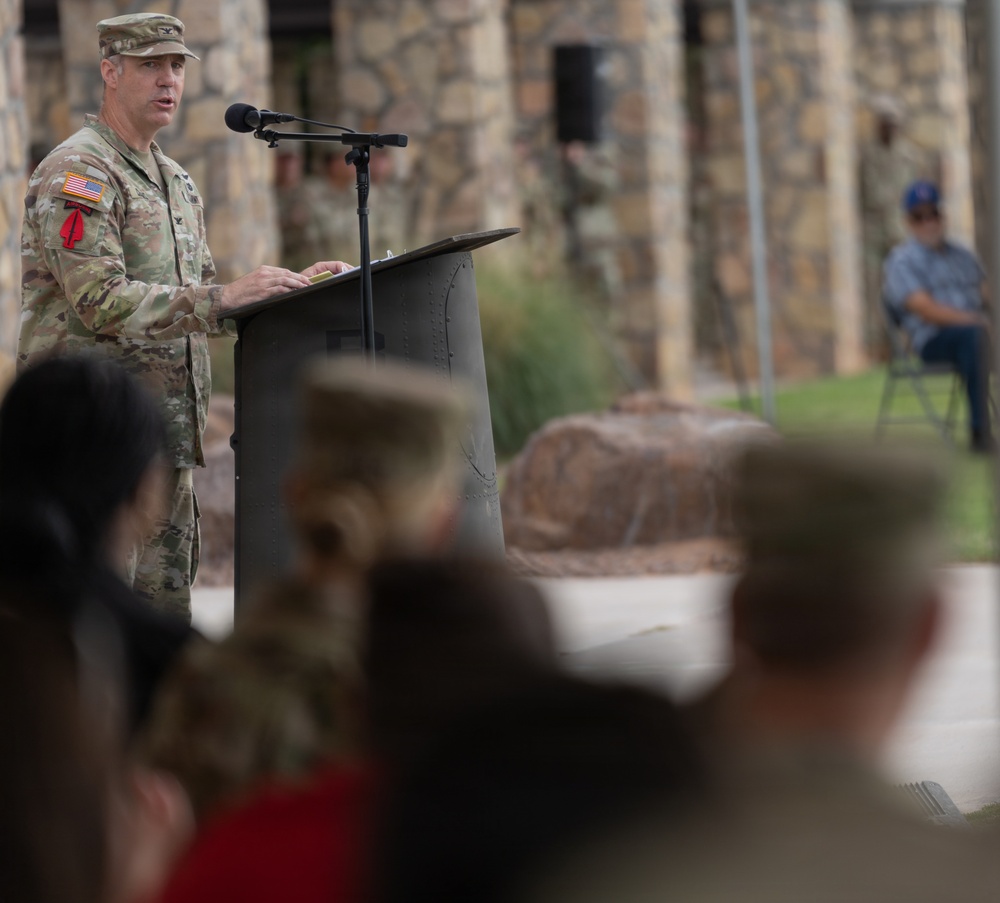 1st Armored Division Combat Aviation Brigade holds Transformation of Command ceremony
