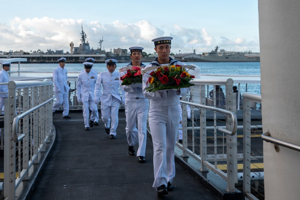 Japan Maritime Self-Defense Force (JMSDF) Wreath-Laying Ceremony