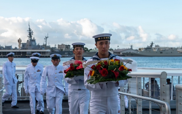 Japan Maritime Self-Defense Force (JMSDF) Wreath-Laying Ceremony