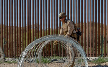 Marines with JTF-SB fortify the southern barrier