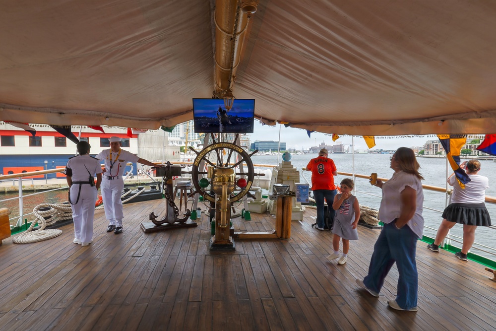 Ecuadorian Sail Training Ship BAE Guayas Welcomes Visitors During SAIL250 Maryland