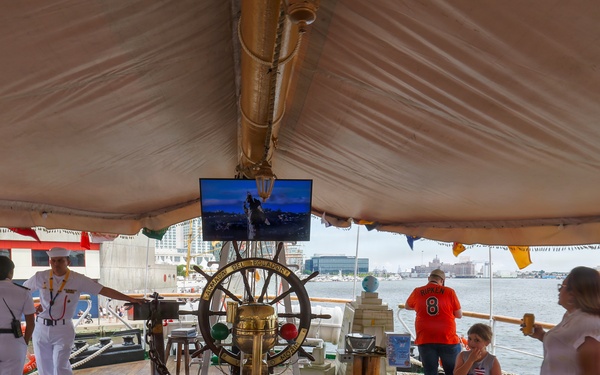 Ecuadorian Sail Training Ship BAE Guayas Welcomes Visitors During SAIL250 Maryland
