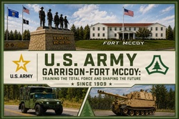 U.S. Army Garrison-Fort McCoy: Training the Total Force and Shaping the Future since 1909