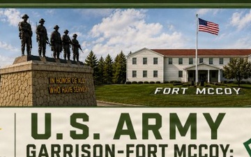 U.S. Army Garrison-Fort McCoy plans change-of-command ceremony July 17