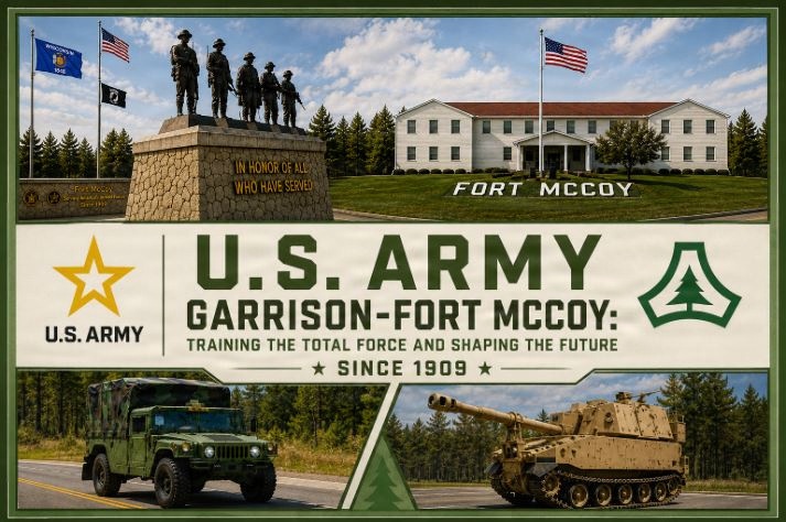 U.S. Army Garrison-Fort McCoy: Training the Total Force and Shaping the Future since 1909