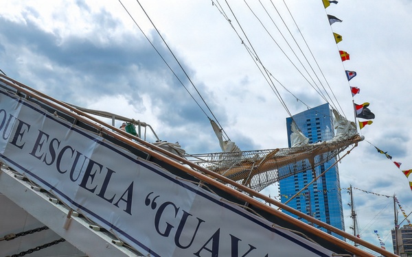 Ecuadorian Sail Training Ship BAE Guayas Welcomes Visitors During SAIL250 Maryland