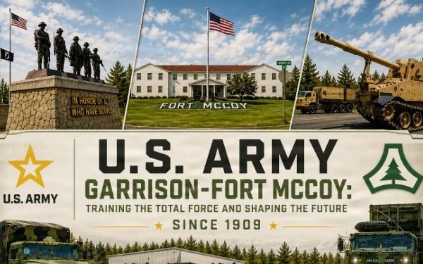 U.S. Army Garrison-Fort McCoy: Training the Total Force and Shaping the Future since 1909