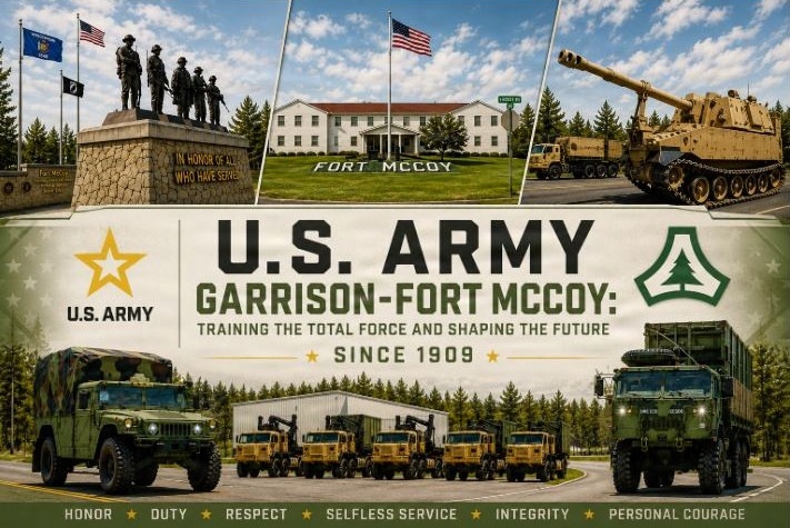 U.S. Army Garrison-Fort McCoy: Training the Total Force and Shaping the Future since 1909